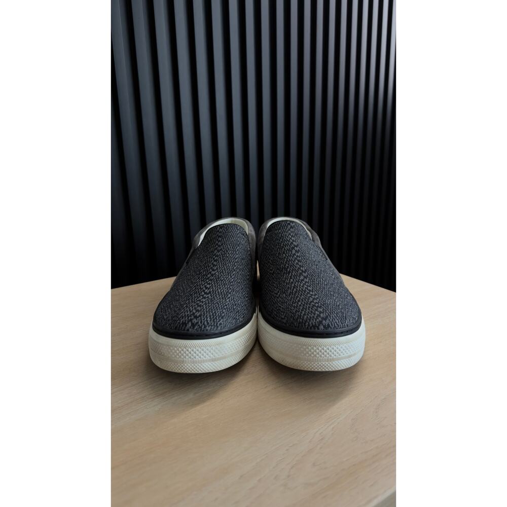 Louis Vuitton Twister Grey Slip-On Sneakers Suede, Wool, Leather - Picture 2 of 7